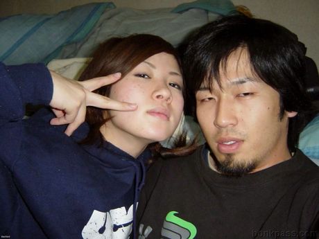 Japanese couple love to fuck a lot