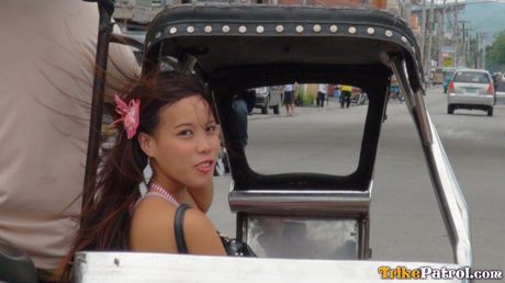 Asian teen Nica gets her pussy licked and banged by a hung stud