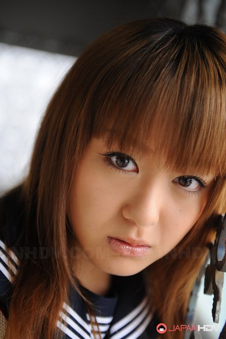 Sweet brunette darling Rui Natsukawa shows off her sexy body with joy