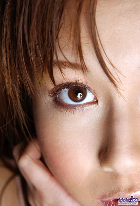 Hot Japanese babe Hime Kamiya displays her tiny tits and hot ass