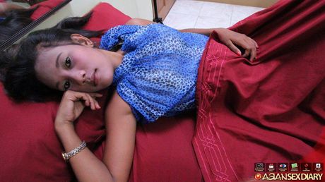 The Asian teen Rose gets her pussy licked and dicked by a horny guy