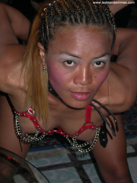 Asian teen with a tiny ass gets her pussy licked and her ass whipped