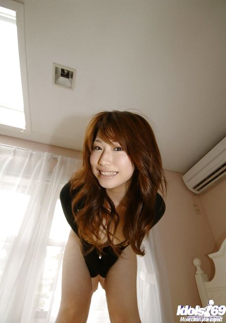 Charming japanese cutie Ai Sayama showing big boobs and ass